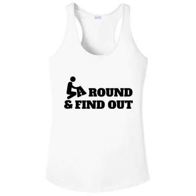 Fuck Around And Find Out Ladies PosiCharge Competitor Racerback Tank