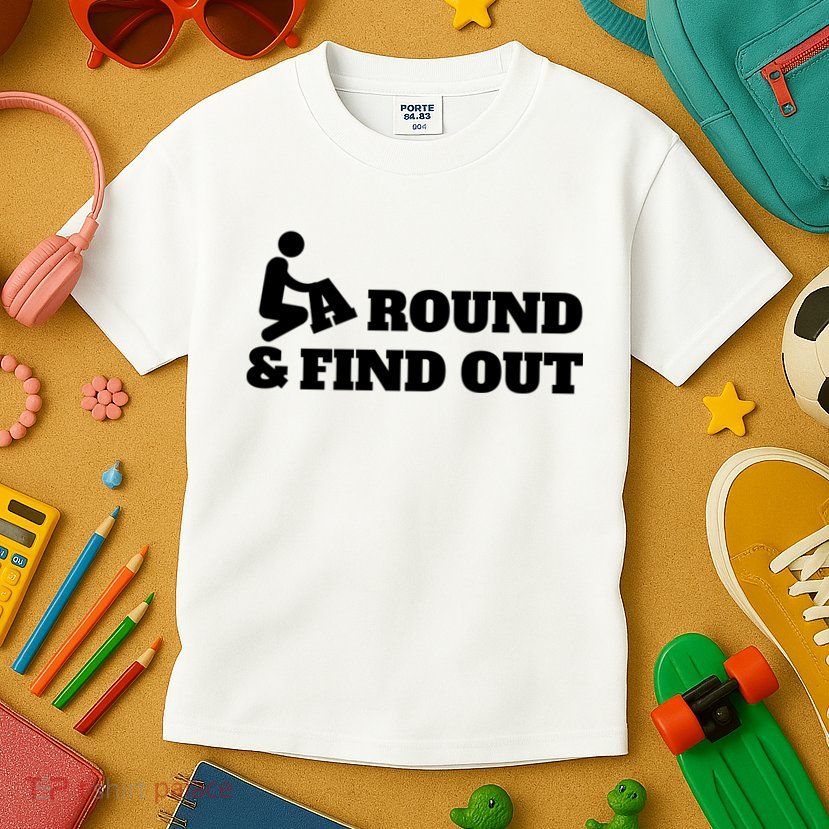 Fuck Around And Find Out Kids T-Shirt