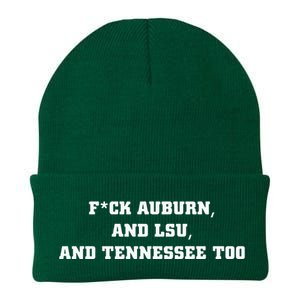 Fuck Auburn And Tennessee Too Knit Cap Winter Beanie