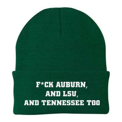 Fuck Auburn And Tennessee Too Knit Cap Winter Beanie