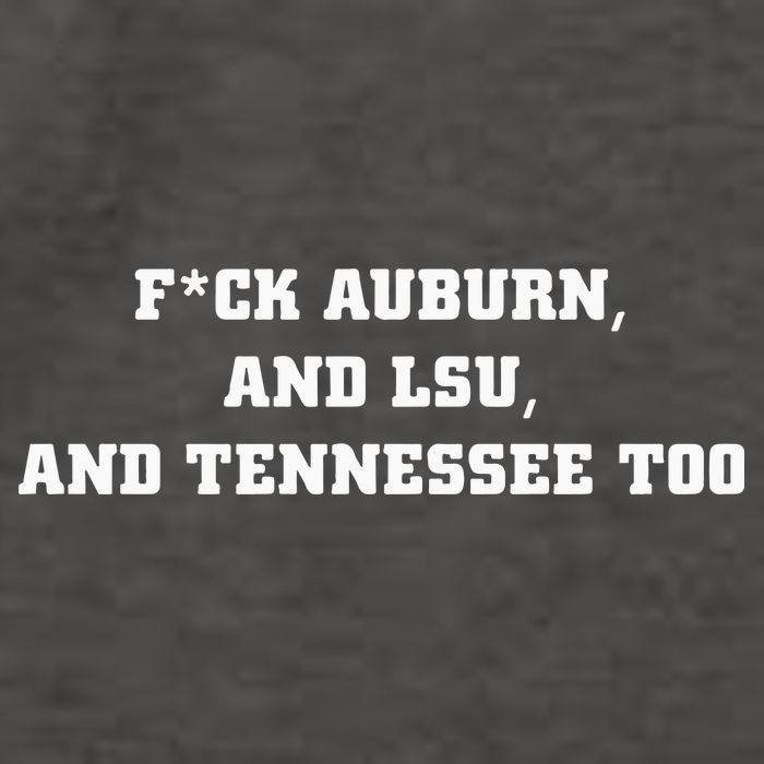 Fuck Auburn And Tennessee Too Vector Backpack