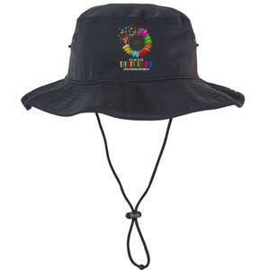 Funny Autism Awareness It's Ok To Be Different Puzzle Flower Legacy Cool Fit Booney Bucket Hat