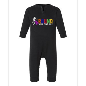 Fuck Around And Find Out Infant Fleece One Piece