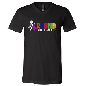 Fuck Around And Find Out V-Neck T-Shirt