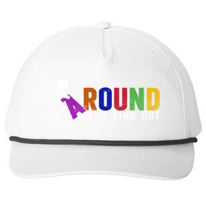 Fuck Around And Find Out Snapback Five-Panel Rope Hat