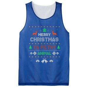 Funny Alone At Home Movies Merry Christmas You Filty Animal Mesh Reversible Basketball Jersey Tank