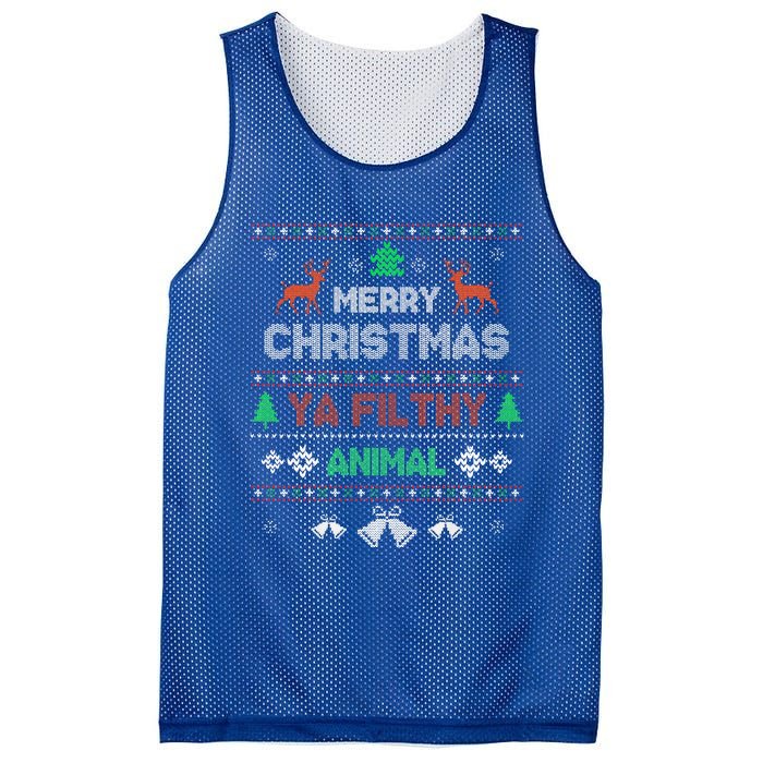 Funny Alone At Home Movies Merry Christmas You Filty Animal Mesh Reversible Basketball Jersey Tank