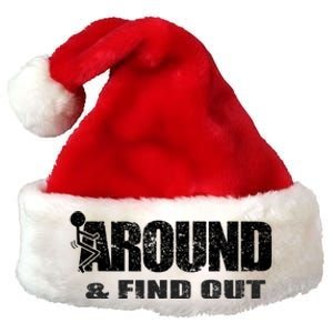 Fuck Around And Find Out Premium Christmas Santa Hat