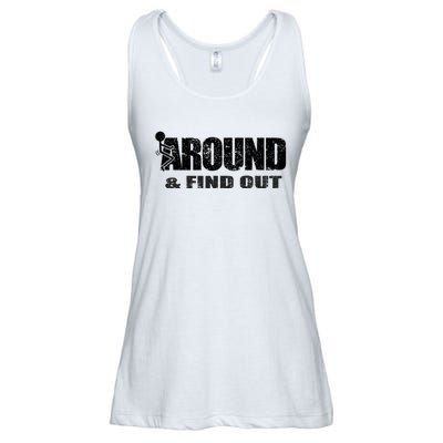 Fuck Around And Find Out Ladies Essential Flowy Tank