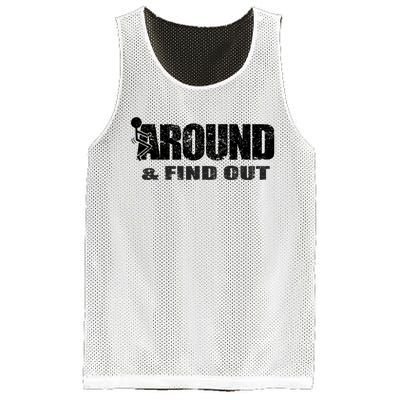 Fuck Around And Find Out Mesh Reversible Basketball Jersey Tank