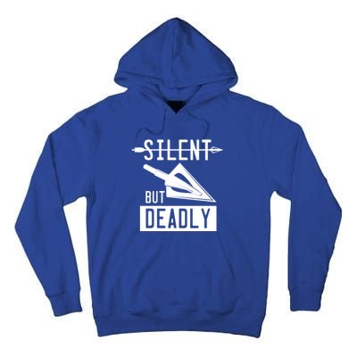 Funny Arrowhead Archery Great Gift Silent But Deadly Tee Gift Tall Hoodie