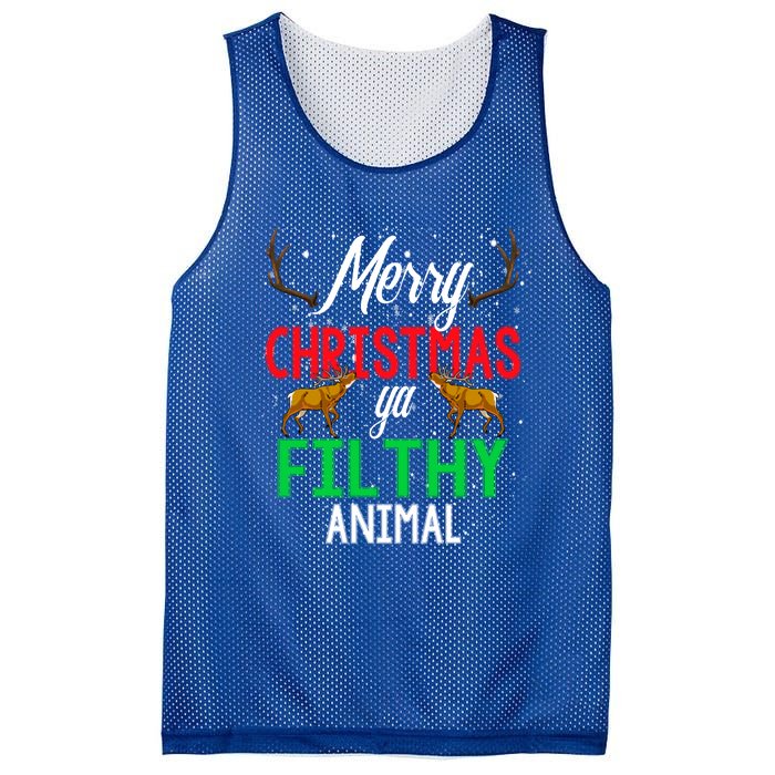 Funny Alone At Home Movies Merry Christmas You Filty Animal Gift Mesh Reversible Basketball Jersey Tank