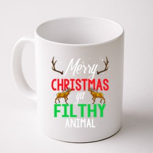 Funny Alone At Home Movies Merry Christmas You Filty Animal Gift Coffee Mug