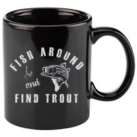 Fish Around And Find Trout 11oz C Handle Ceramic Mug