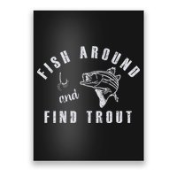 Fish Around And Find Trout Poster