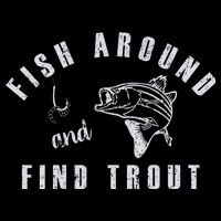 Fish Around And Find Trout Poster