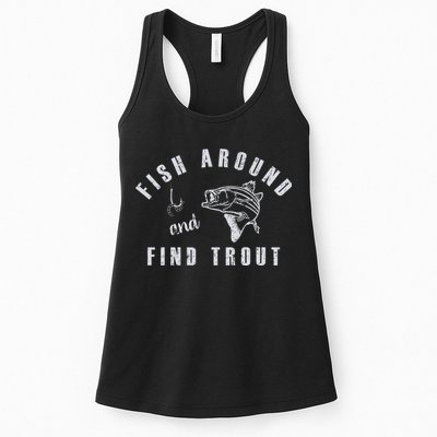 Fish Around And Find Trout Womens Tank Top