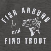 Fish Around And Find Trout Vector Backpack