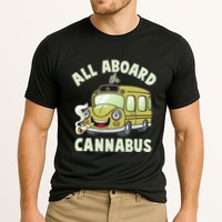 Funny All Aboard The Cannabus Performance Shirt