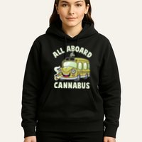 Funny All Aboard The Cannabus Hoodie