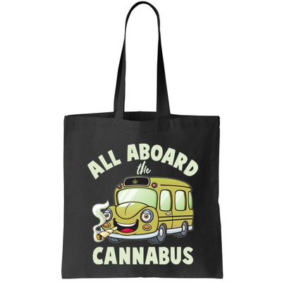 Funny All Aboard The Cannabus Bag