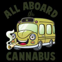 Funny All Aboard The Cannabus 16oz Travel Tumbler