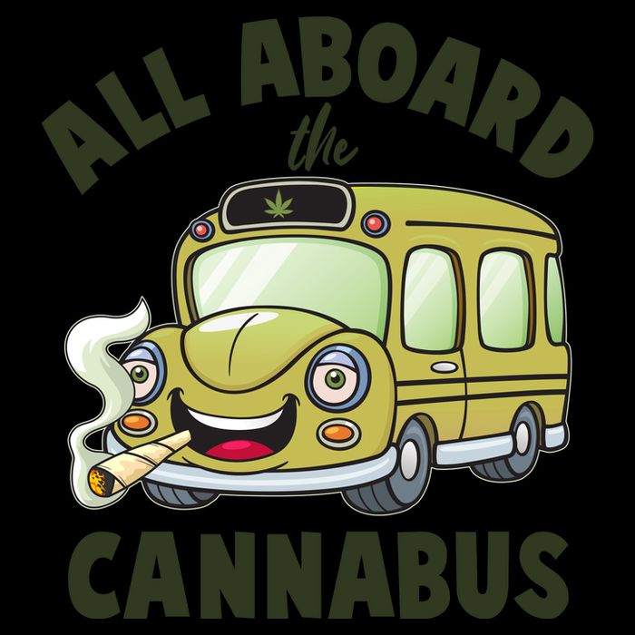 Funny All Aboard The Cannabus 16oz Travel Tumbler