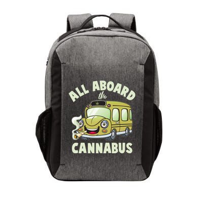 Funny All Aboard The Cannabus Vector Backpack