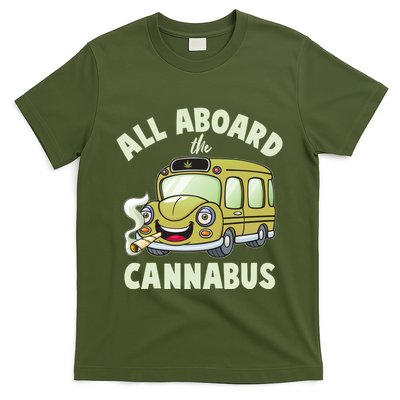 Funny All Aboard The Cannabus T-Shirt