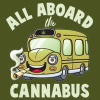 Funny All Aboard The Cannabus Mousepad