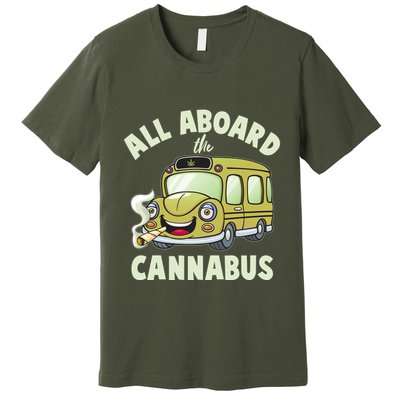 Funny All Aboard The Cannabus Premium T-Shirt