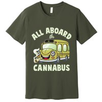 Funny All Aboard The Cannabus Premium T-Shirt