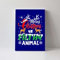 Funny Alone At Home Movies Merry Christmas You Filty Animal Gift Canvas