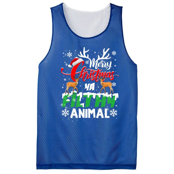 Funny Alone At Home Movies Merry Christmas You Filty Animal Gift Mesh Reversible Basketball Jersey Tank