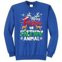 Funny Alone At Home Movies Merry Christmas You Filty Animal Gift Tall Sweatshirt