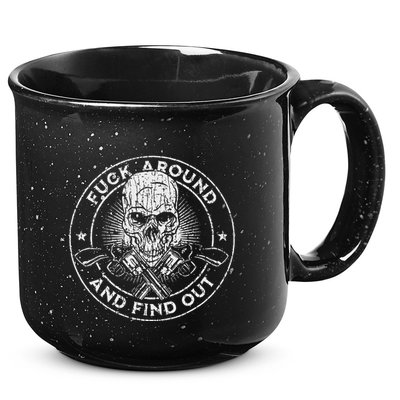 Fuck Around And Find Out 15oz Campfire Ceramic Mug