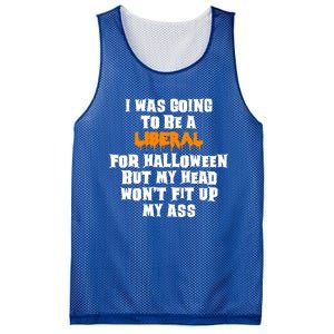 Funny Antiliberal Adult Halloween Costume Gag Gift Cute Gift Mesh Reversible Basketball Jersey Tank