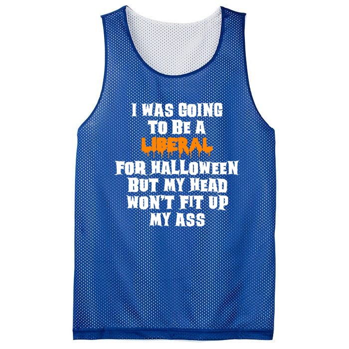 Funny Antiliberal Adult Halloween Costume Gag Gift Cute Gift Mesh Reversible Basketball Jersey Tank