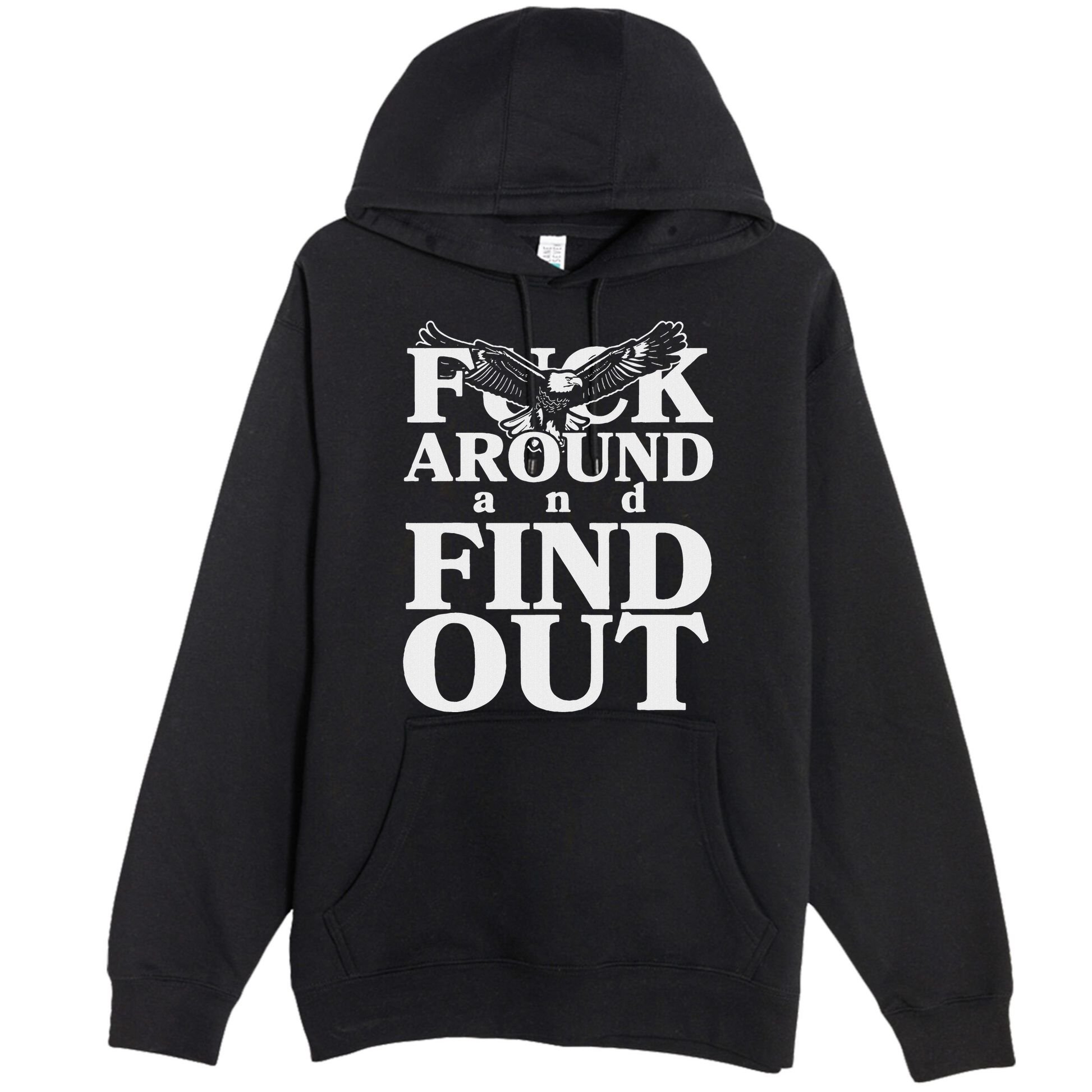 Fuck Around And Find Out Eagle Premium Pullover Hoodie