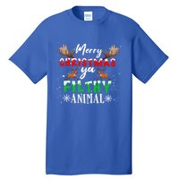 Funny Alone At Home Movies Merry Christmas You Filty Animal Great Gift Tall T-Shirt