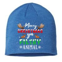 Funny Alone At Home Movies Merry Christmas You Filty Animal Great Gift Sustainable Beanie