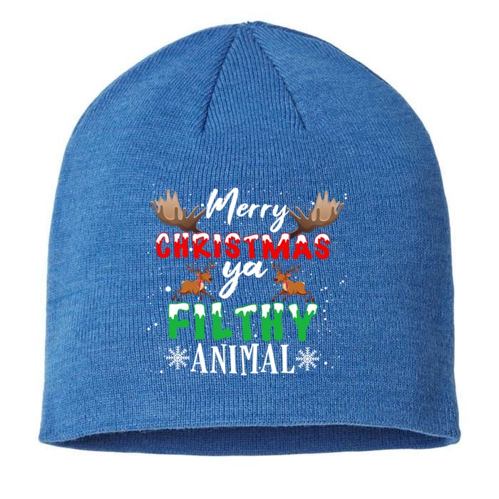 Funny Alone At Home Movies Merry Christmas You Filty Animal Great Gift Sustainable Beanie