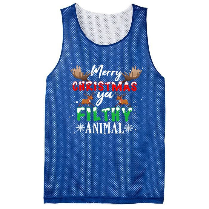 Funny Alone At Home Movies Merry Christmas You Filty Animal Great Gift Mesh Reversible Basketball Jersey Tank