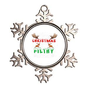 Funny Alone At Home Movies Merry Christmas You Filty Animal Great Gift Metallic Star Ornament