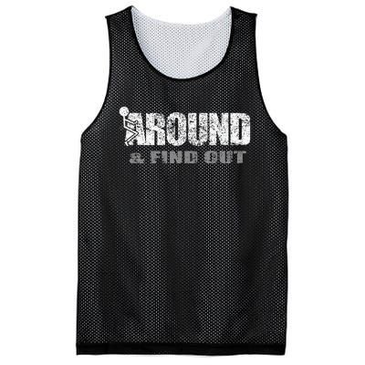 Fuck Around And Find Out Mesh Reversible Basketball Jersey Tank