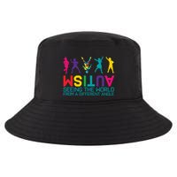 Funny Autism Awareness Seeing The World From Different Angles Cool Comfort Performance Bucket Hat