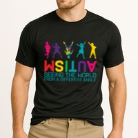 Funny Autism Awareness Seeing The World From Different Angles Performance Shirt