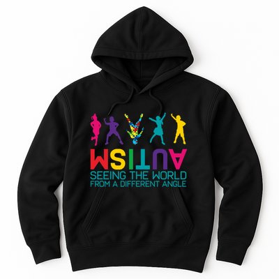 Funny Autism Awareness Seeing The World From Different Angles Hoodie