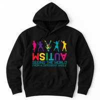 Funny Autism Awareness Seeing The World From Different Angles Hoodie