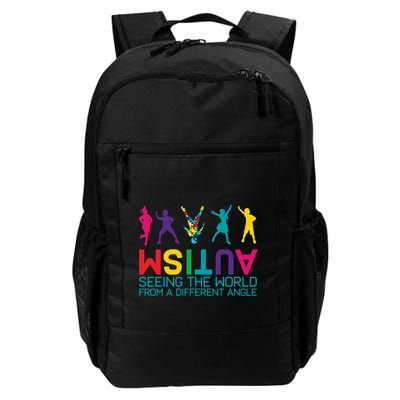 Funny Autism Awareness Seeing The World From Different Angles Backpack
